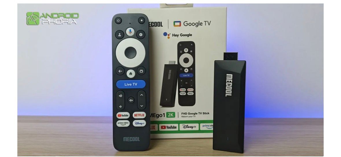 MECOOL MEgo1 2K FHD Google TV Stick